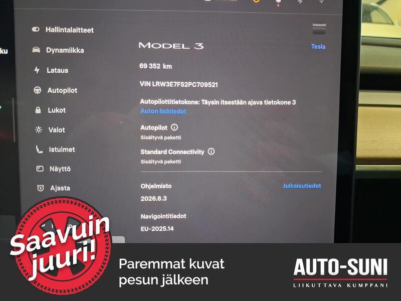 Tesla Model 3 vaihtoauto