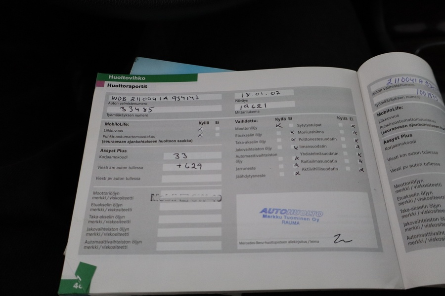 Mercedes-Benz E vaihtoauto