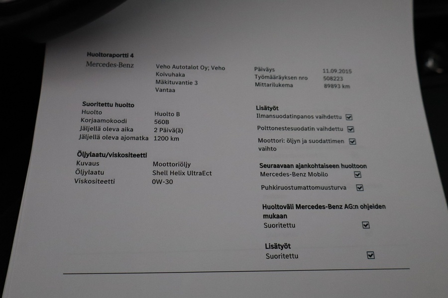 Mercedes-Benz B vaihtoauto