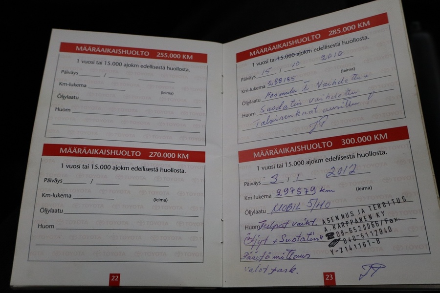 Toyota Avensis vaihtoauto