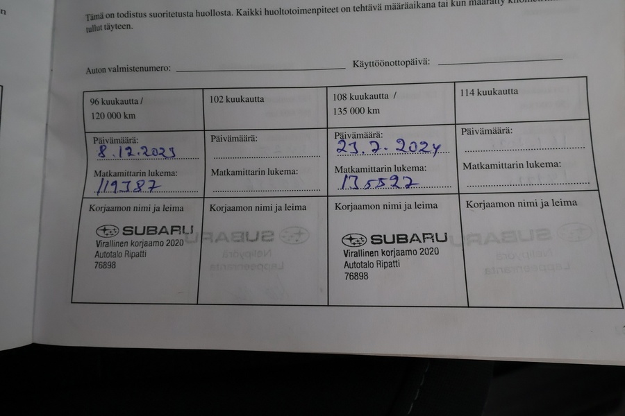 Subaru Outback vaihtoauto