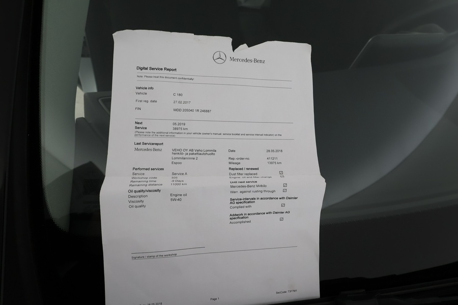 Mercedes-Benz C vaihtoauto