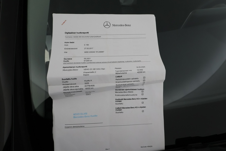 Mercedes-Benz C vaihtoauto