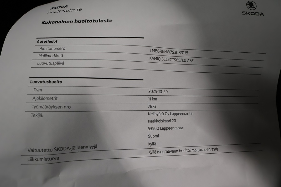 Skoda Kamiq vaihtoauto