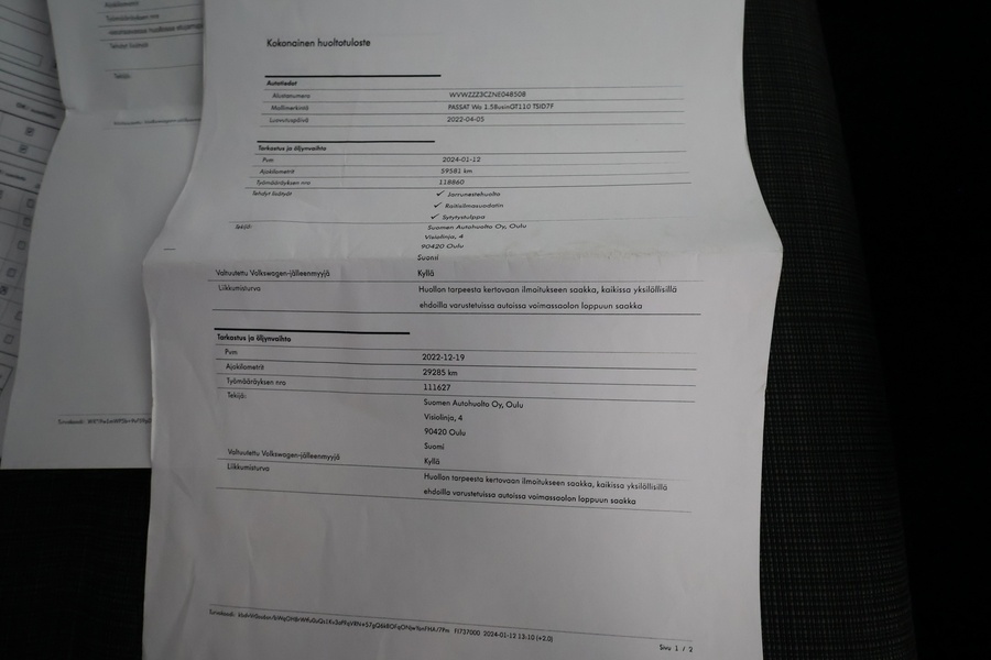 Volkswagen Passat vaihtoauto