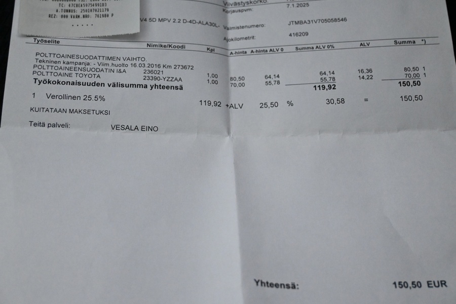 Toyota RAV4 vaihtoauto