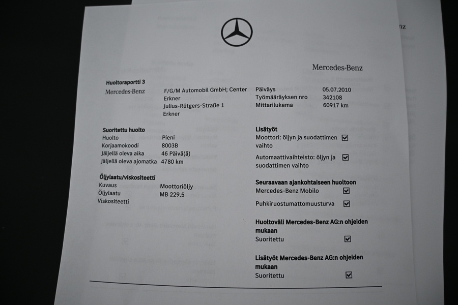 Mercedes-Benz E vaihtoauto