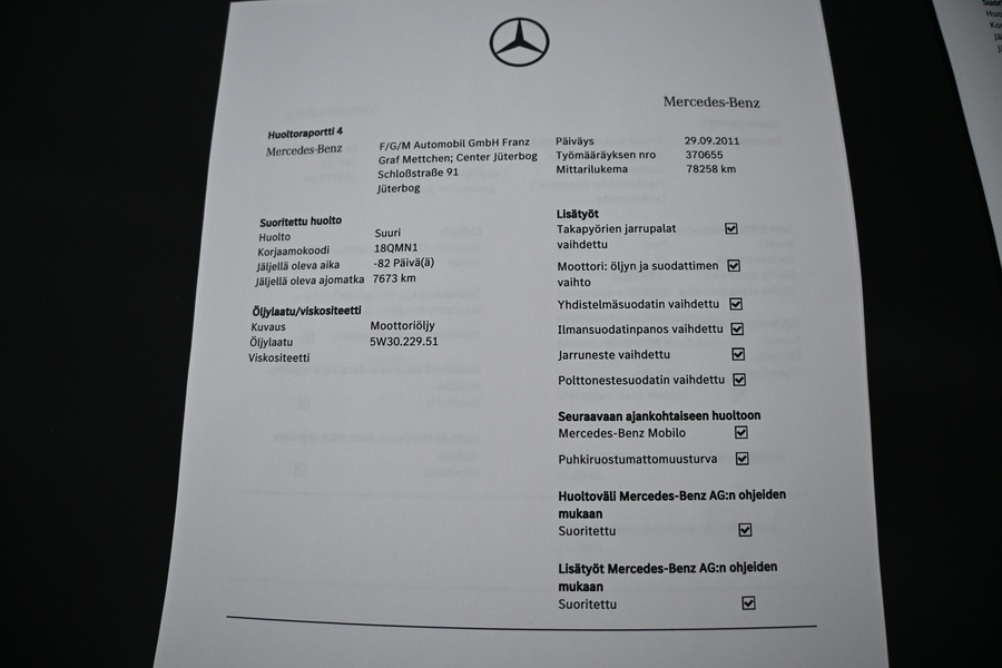 Mercedes-Benz E vaihtoauto