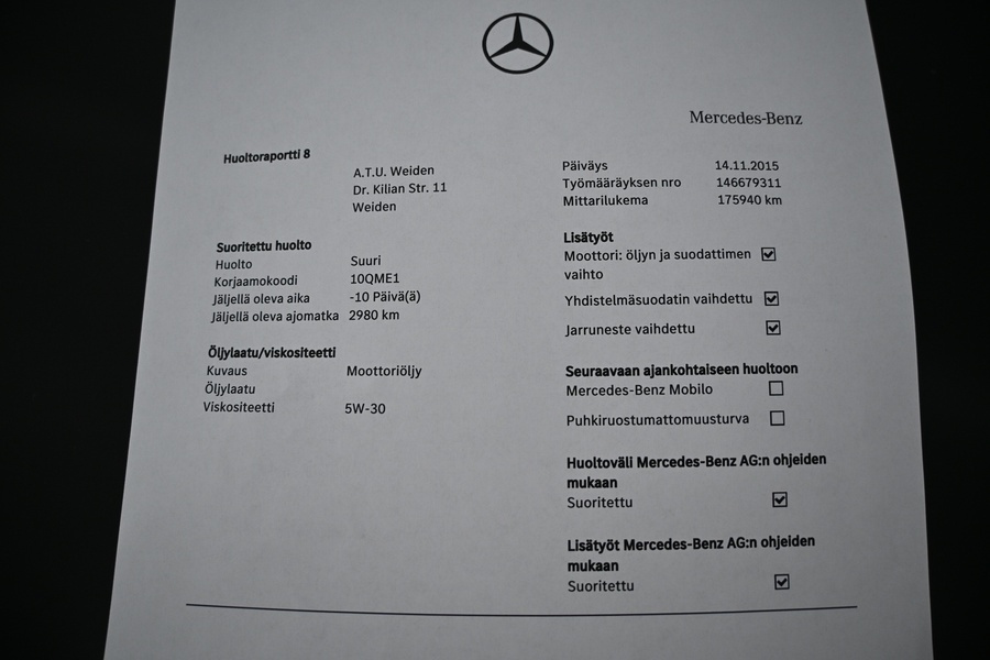 Mercedes-Benz E vaihtoauto