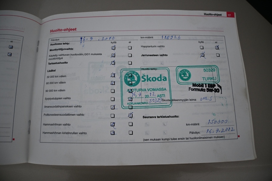 Skoda Octavia vaihtoauto