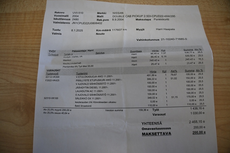 Nissan Navara vaihtoauto