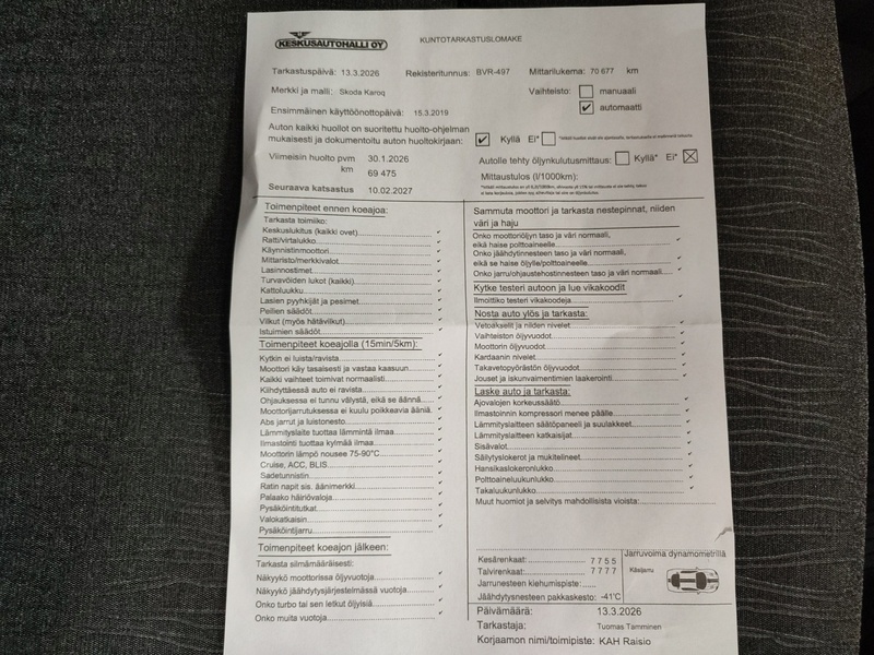 Skoda Karoq vaihtoauto