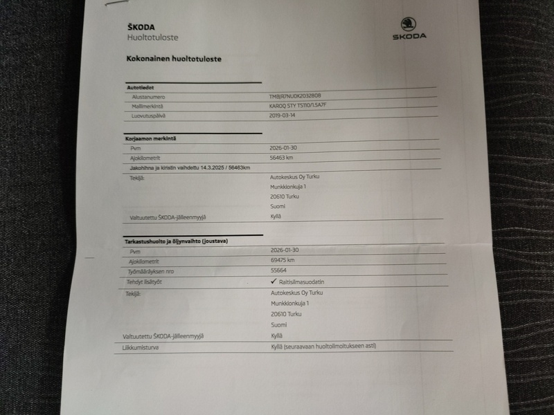 Skoda Karoq vaihtoauto