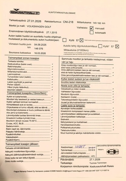 Volkswagen Golf vaihtoauto