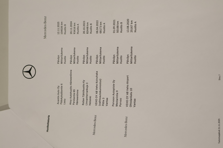 Mercedes-Benz A vaihtoauto