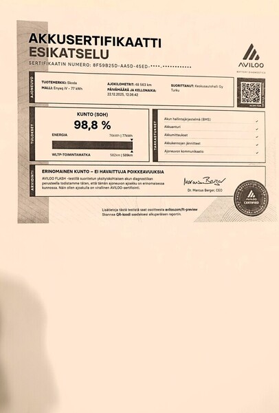 Skoda Enyaq vaihtoauto