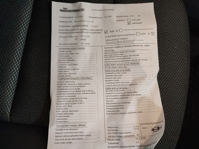 Mercedes-Benz CLA-sarja vaihtoauto