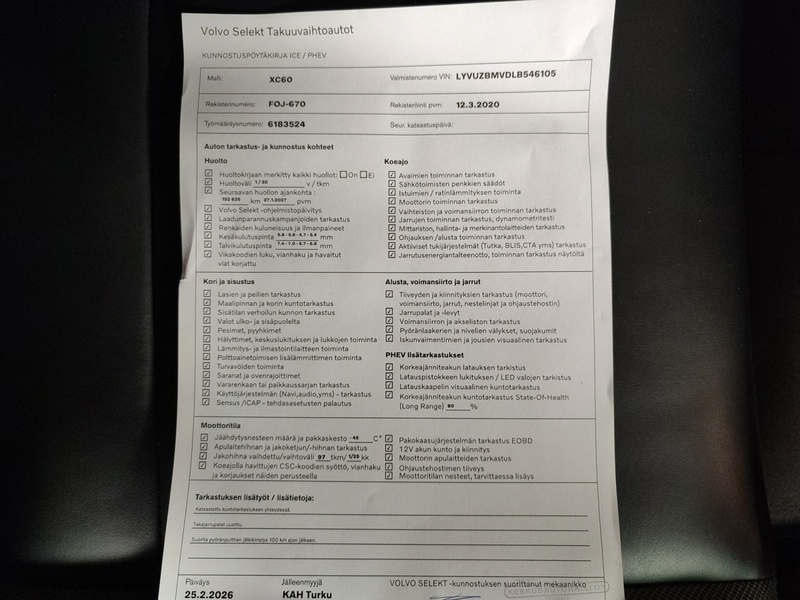 Volvo XC60 vaihtoauto