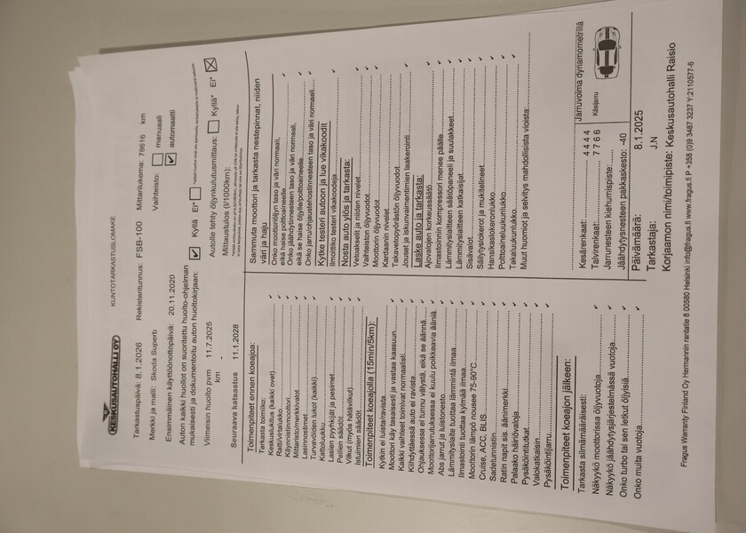 Skoda Superb vaihtoauto