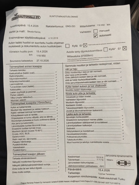 Skoda Karoq vaihtoauto
