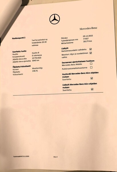 Mercedes-Benz B vaihtoauto