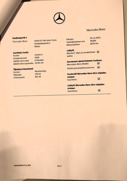 Mercedes-Benz B vaihtoauto