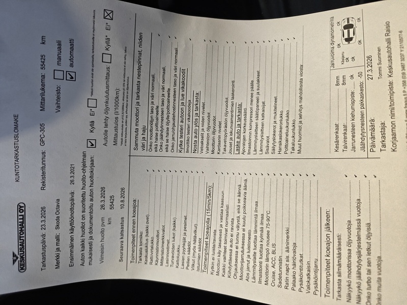 Skoda Octavia vaihtoauto