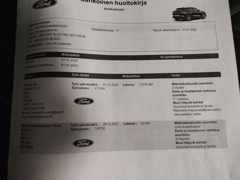 Ford USA Mustang vaihtoauto