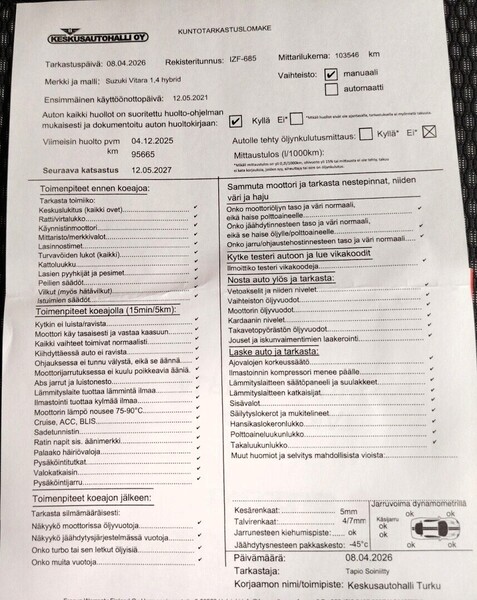 Suzuki Vitara vaihtoauto