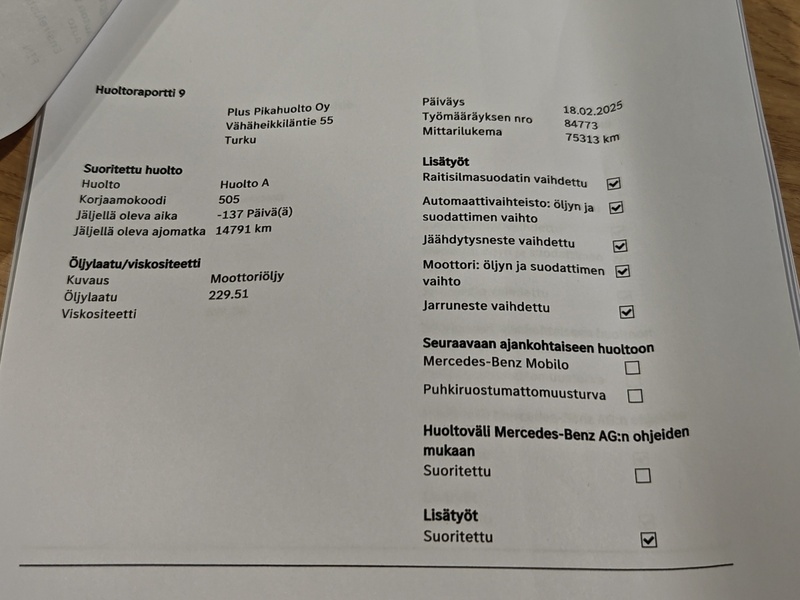 Mercedes-Benz B vaihtoauto