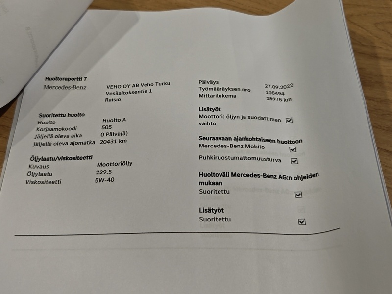 Mercedes-Benz B vaihtoauto