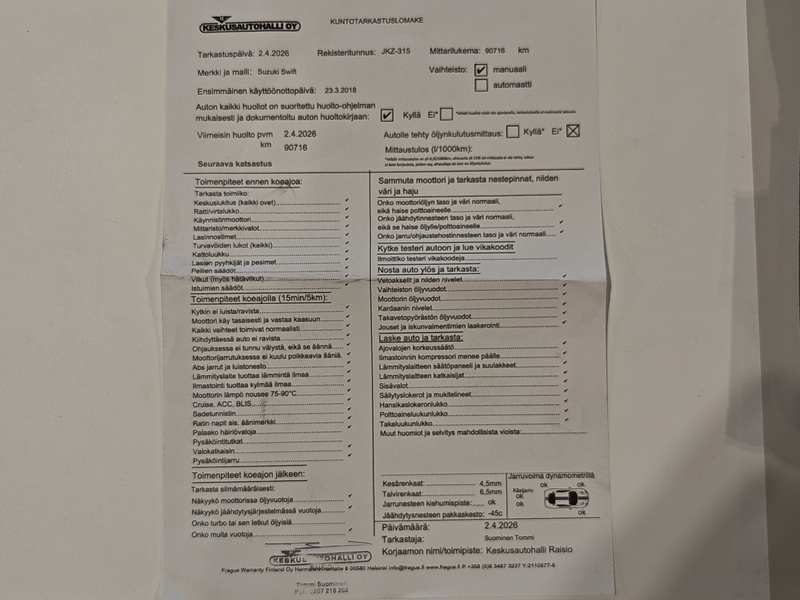 Suzuki Swift vaihtoauto