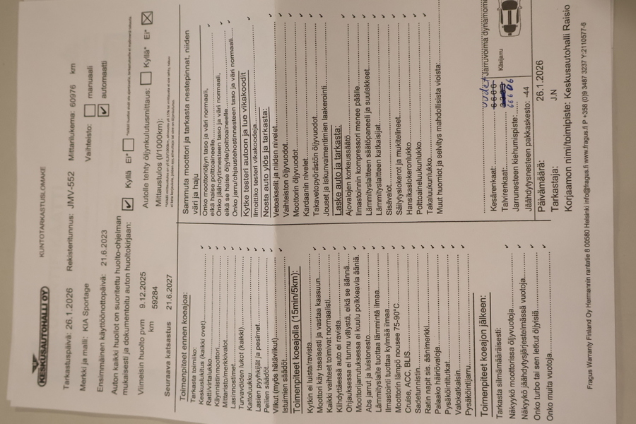 Kia Sportage vaihtoauto