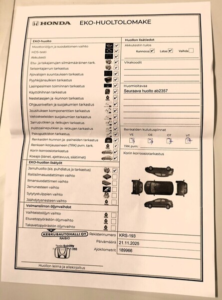 Honda Accord vaihtoauto