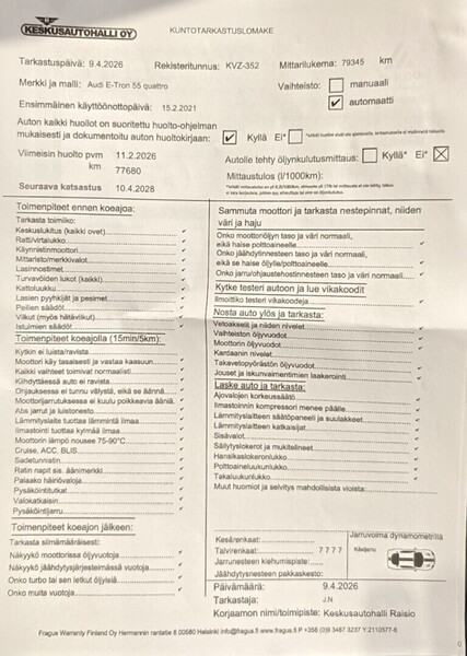 Audi e-tron vaihtoauto