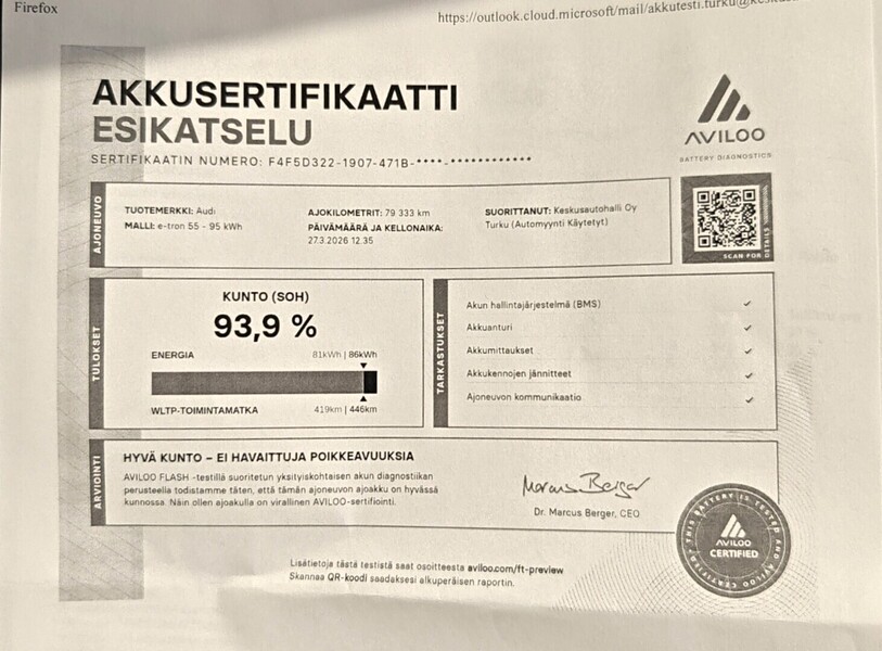 Audi e-tron vaihtoauto