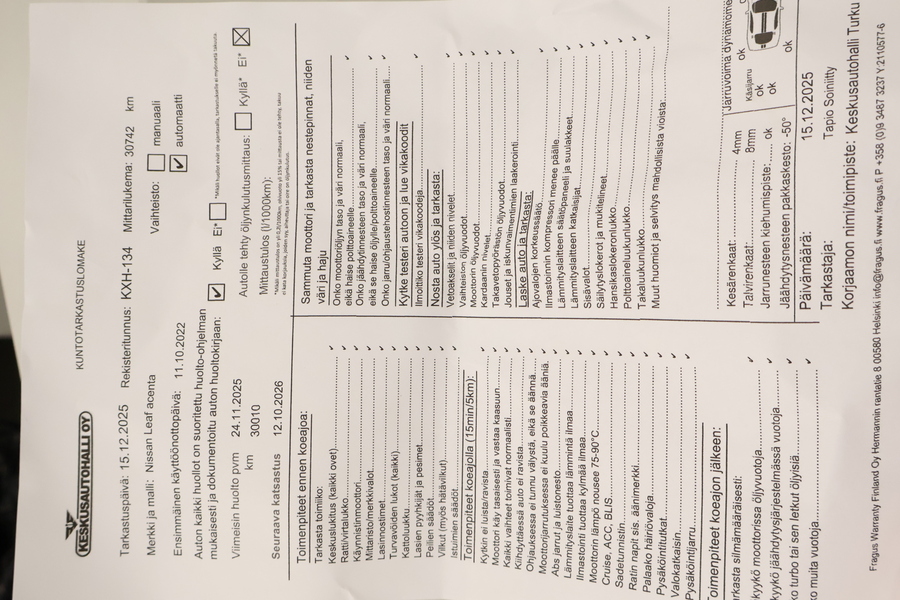 Nissan Leaf vaihtoauto