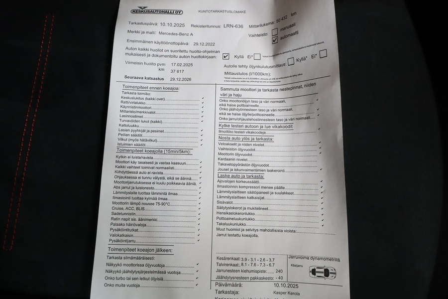 Mercedes-Benz A vaihtoauto