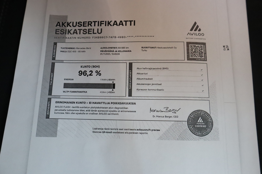 Mercedes-Benz EQC vaihtoauto