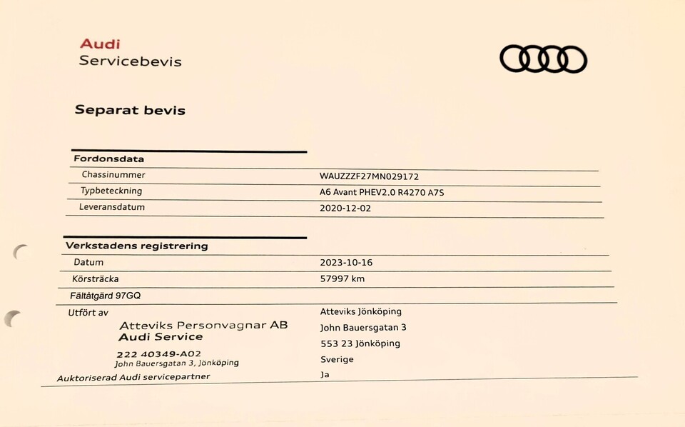 Audi A6 vaihtoauto