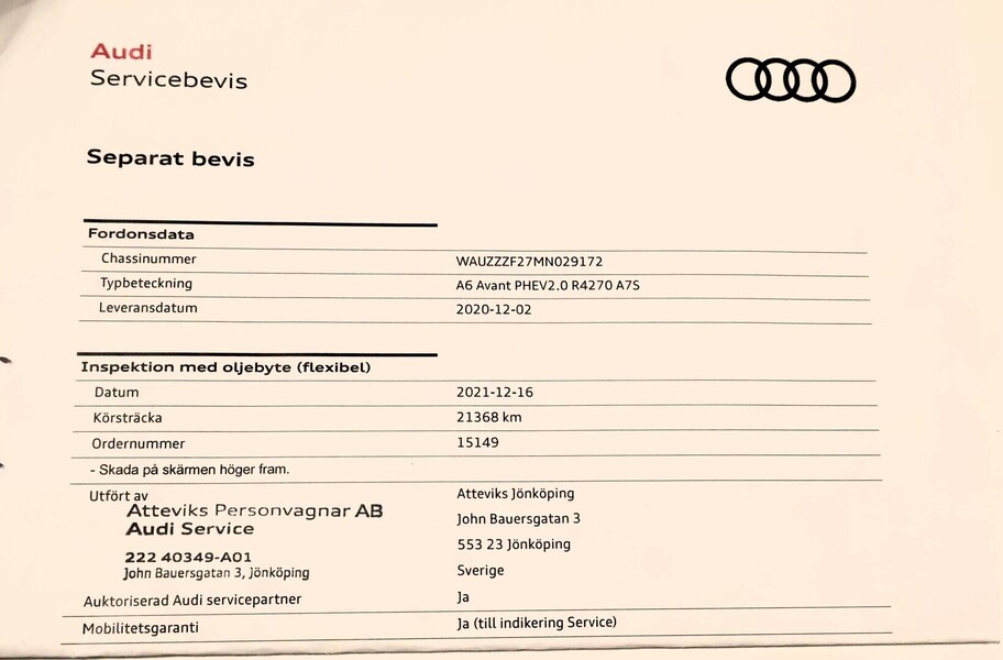 Audi A6 vaihtoauto