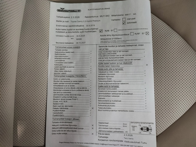 Toyota Camry vaihtoauto