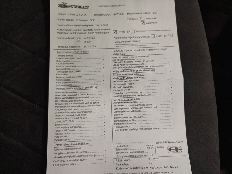 Volkswagen Golf vaihtoauto