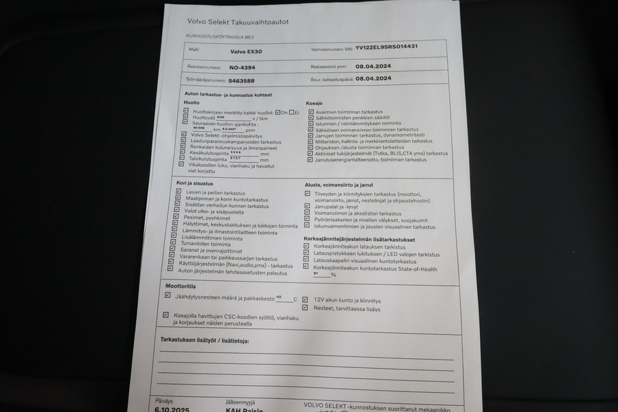 Volvo EX30 vaihtoauto