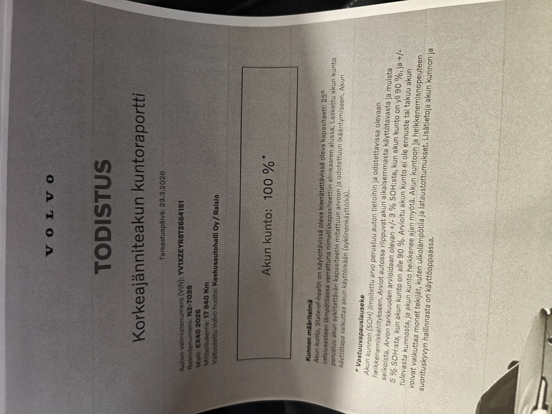 Volvo EX40 vaihtoauto