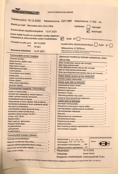 Mercedes-Benz GLA vaihtoauto