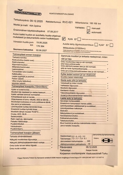 Kia Optima vaihtoauto