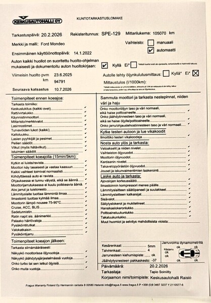 Ford Mondeo vaihtoauto