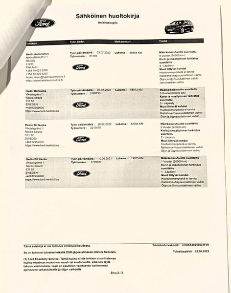 Ford Mondeo vaihtoauto