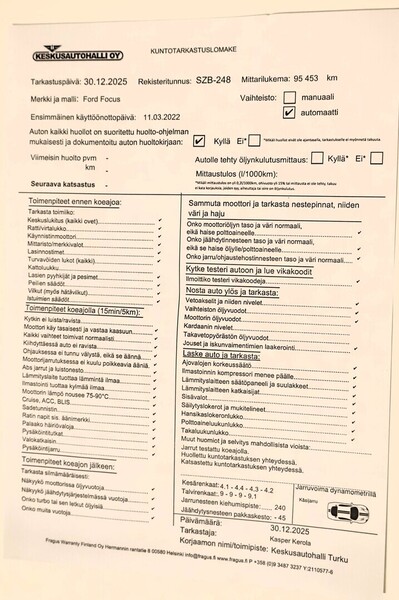 Ford Focus vaihtoauto